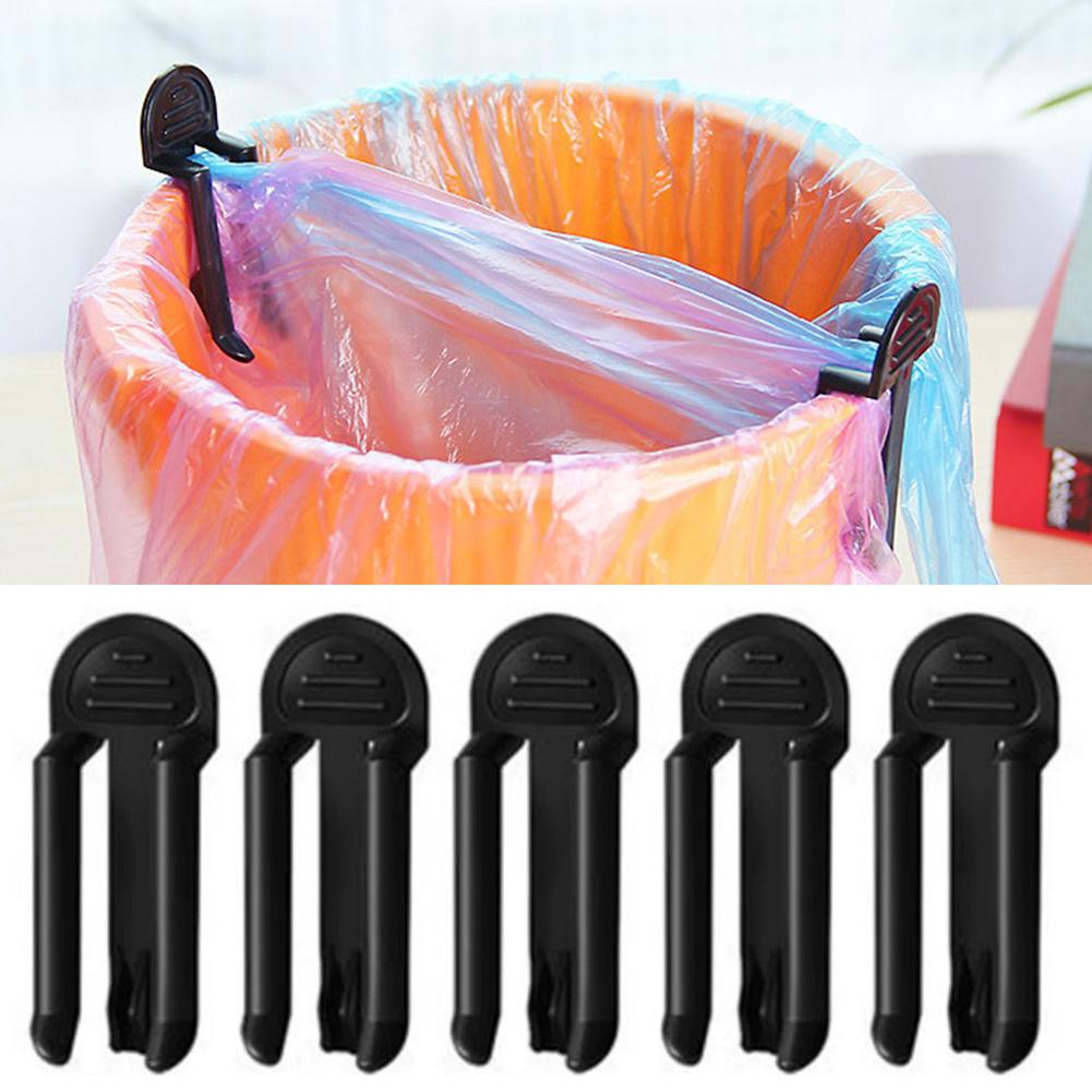 Kitchen Home Gadgets - 2/5Pcs Plastic Garbage Bag Clip Fixed
