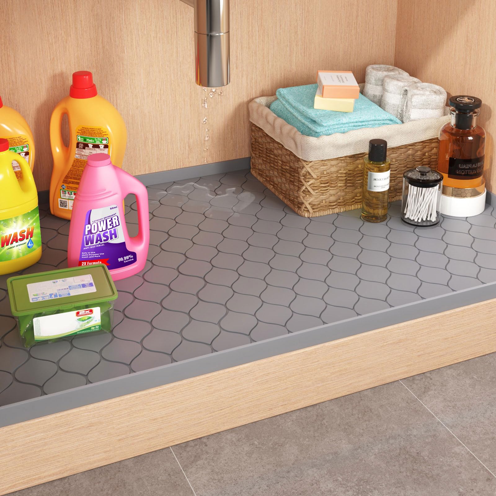 Silicone Under Sink Mat Kitche - Kitchen Gadgets Essential review and price