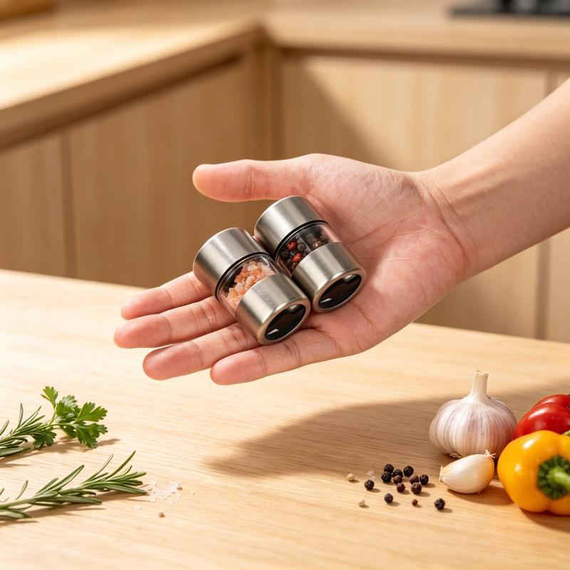 1/2pcs Stainless Steel Pepper  - Kitchen Gadgets Essential review and price