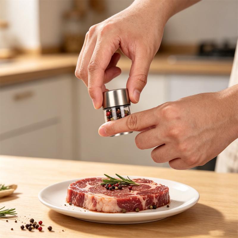 1/2pcs Stainless Steel Pepper  - Kitchen Gadgets Essential review and price