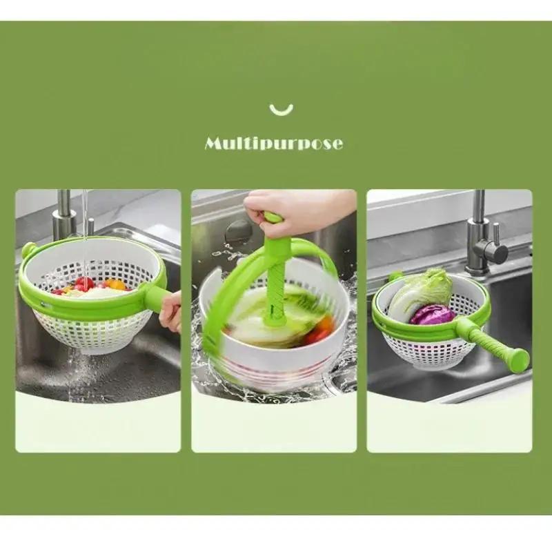 Salad Spinner Rotating Drainag - Salad Spinner review and price