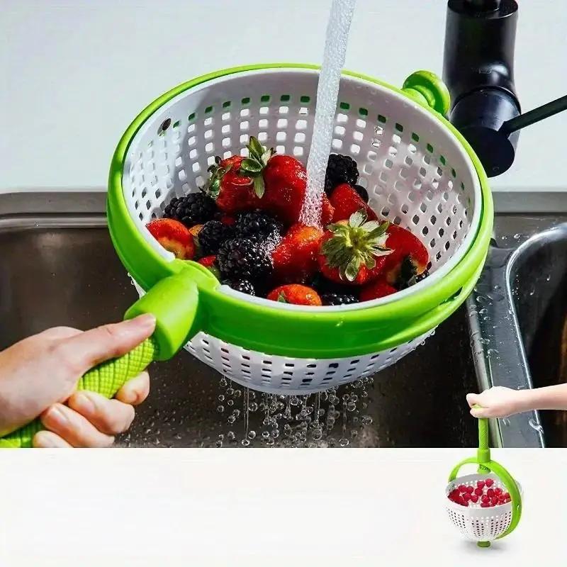 Salad Spinner Rotating Drainag - Salad Spinner review and price