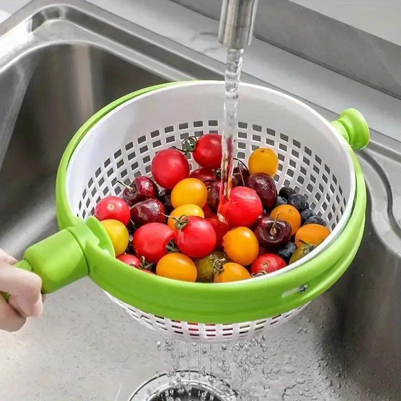 Salad Spinner Rotating Drainag - Salad Spinner review and price