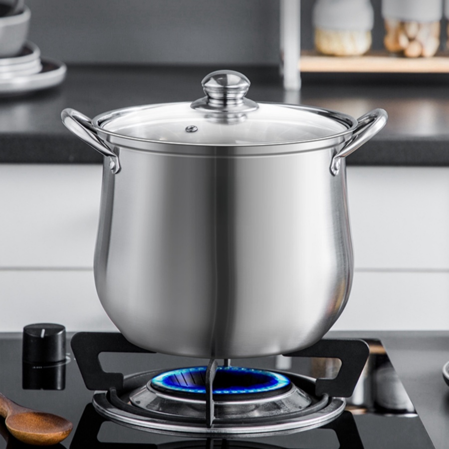 1pc Large Stainless Steel Stoc - Kitchen Gadgets Essential review and price