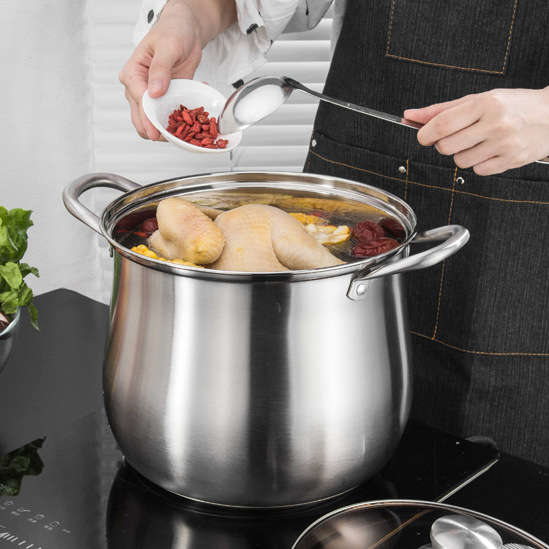 1pc Large Stainless Steel Stoc - Kitchen Gadgets Essential review and price