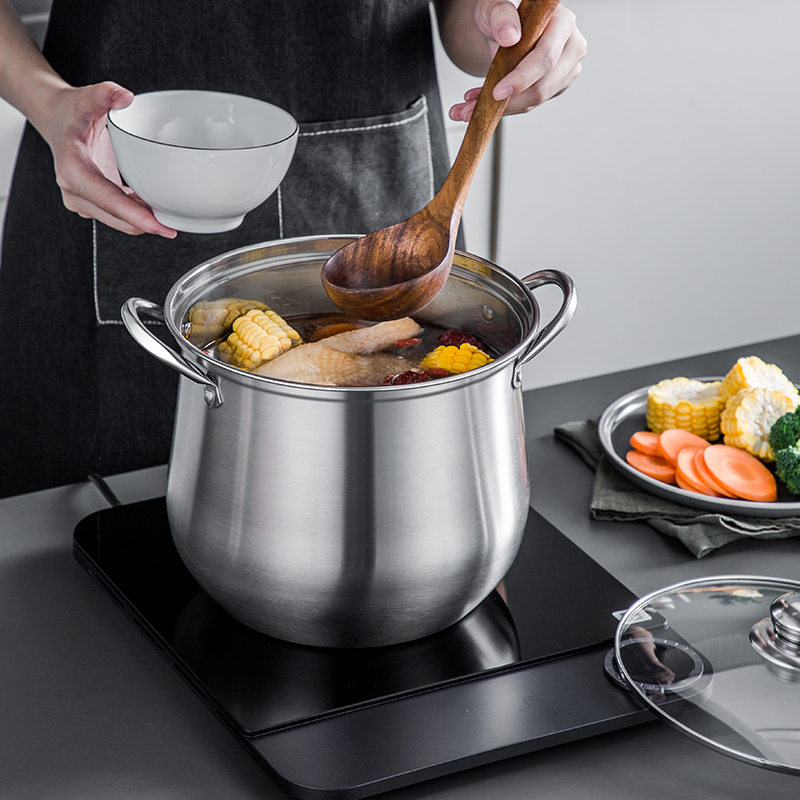 1pc Large Stainless Steel Stoc - Kitchen Gadgets Essential review and price