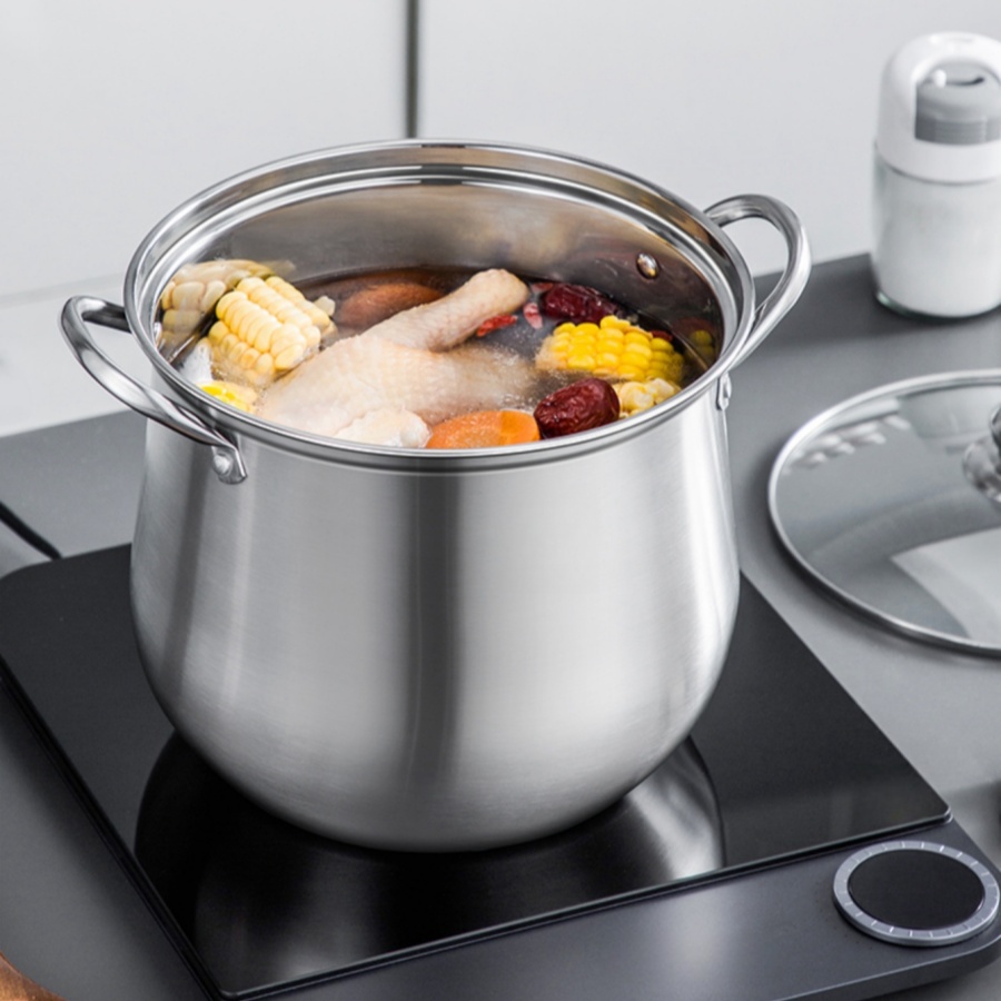 1pc Large Stainless Steel Stoc - Kitchen Gadgets Essential review and price