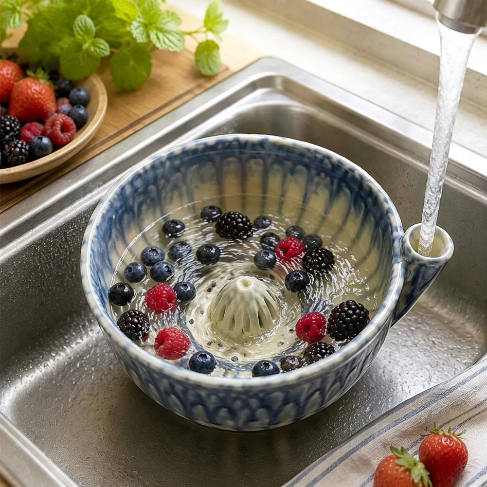 Berry Washing Bowl Ceramic Spi - Salad Spinner review and price