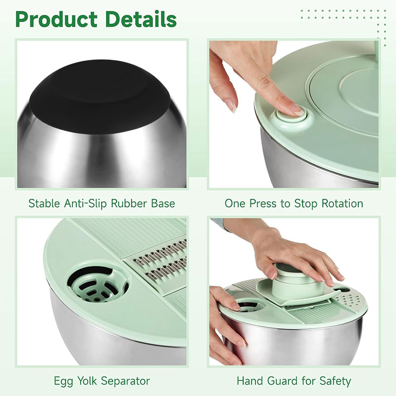 Stainless Steel Salad Spinner  - Salad Spinner review and price