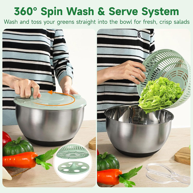 Stainless Steel Salad Spinner  - Salad Spinner review and price